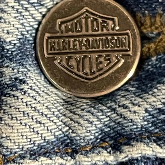 Harley Davidson Light Blue Jeans Men size 42x30 Made in USA - Picture 9 of 16